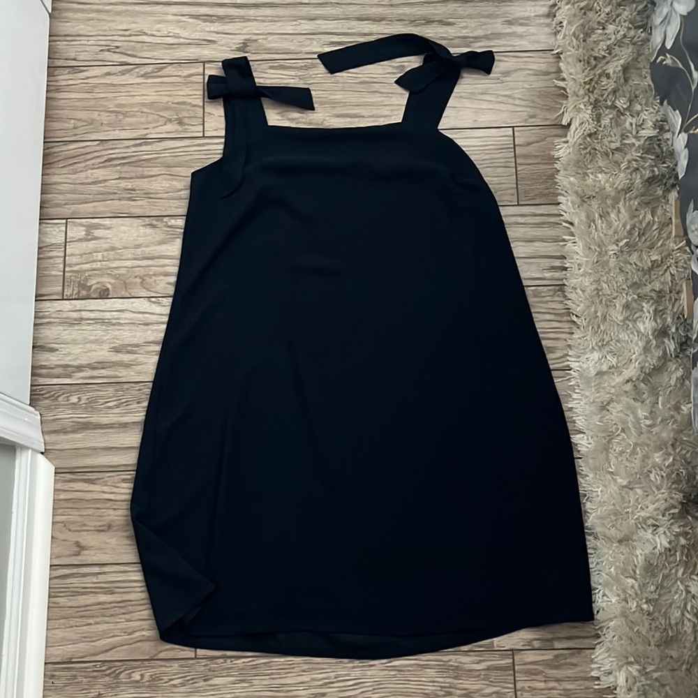 Loft outlet bow tie navy dress